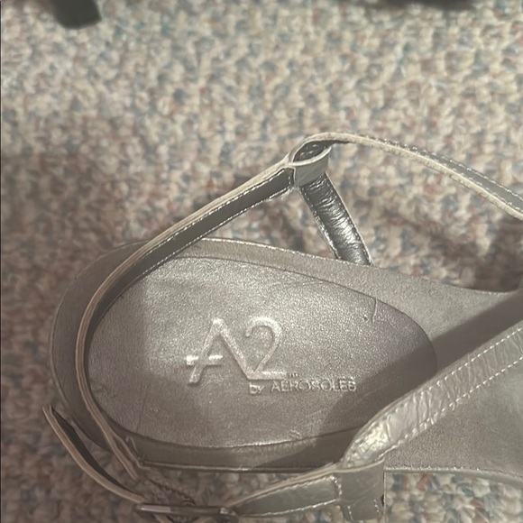 A2 by Aerosoles Women's Silver Heels - Picture 3 of 7